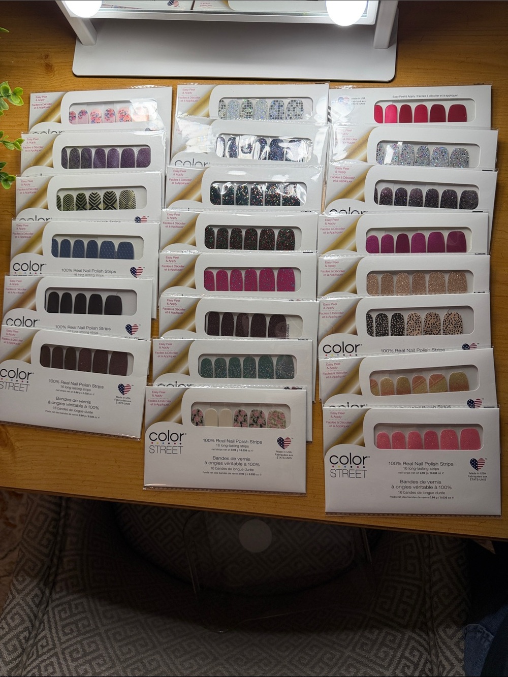 Color Street Nail polish strips SET OF 22